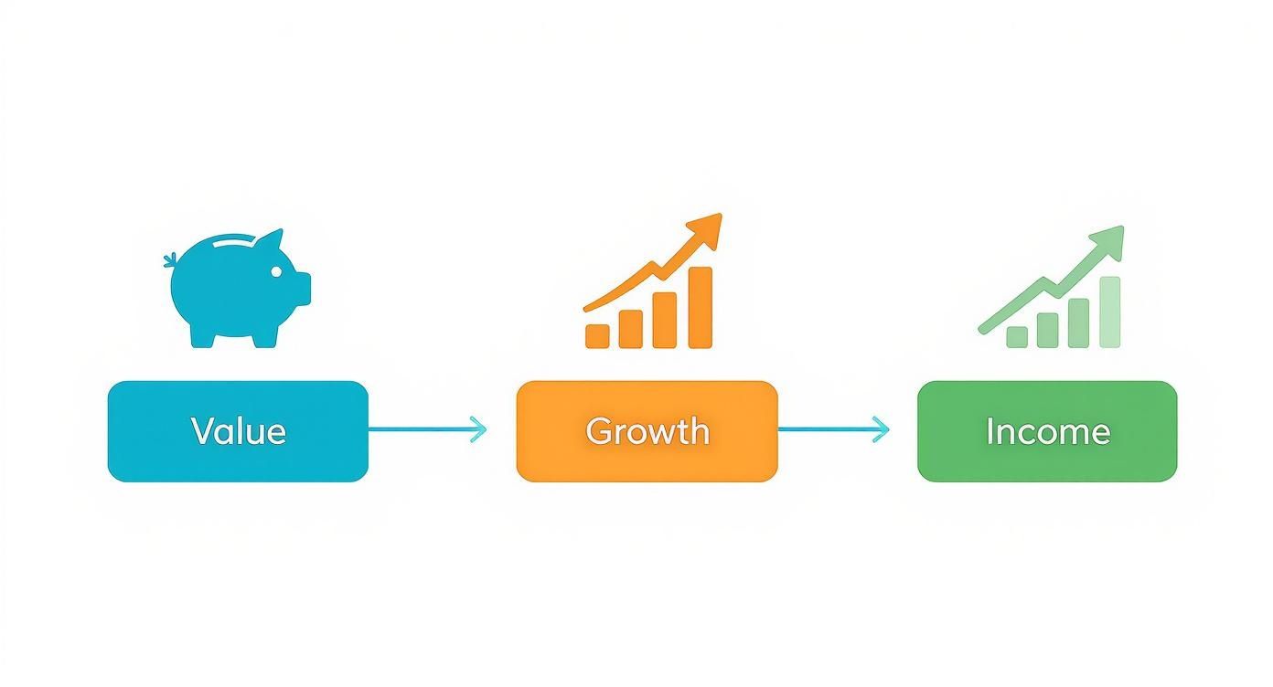 Infographic about how to use stock screener